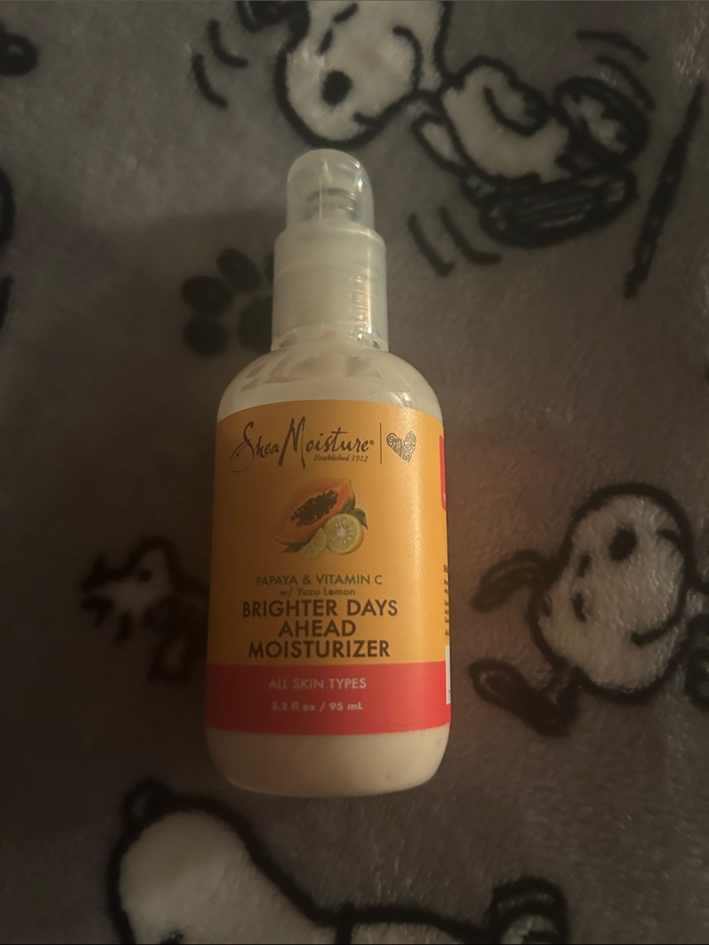 Shea Moisture Brightening Moisturizer — Yellow & Coral